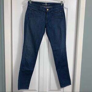 7 FOR ALL MANKIND women’s size 28 denim JEANS mid rise NWT